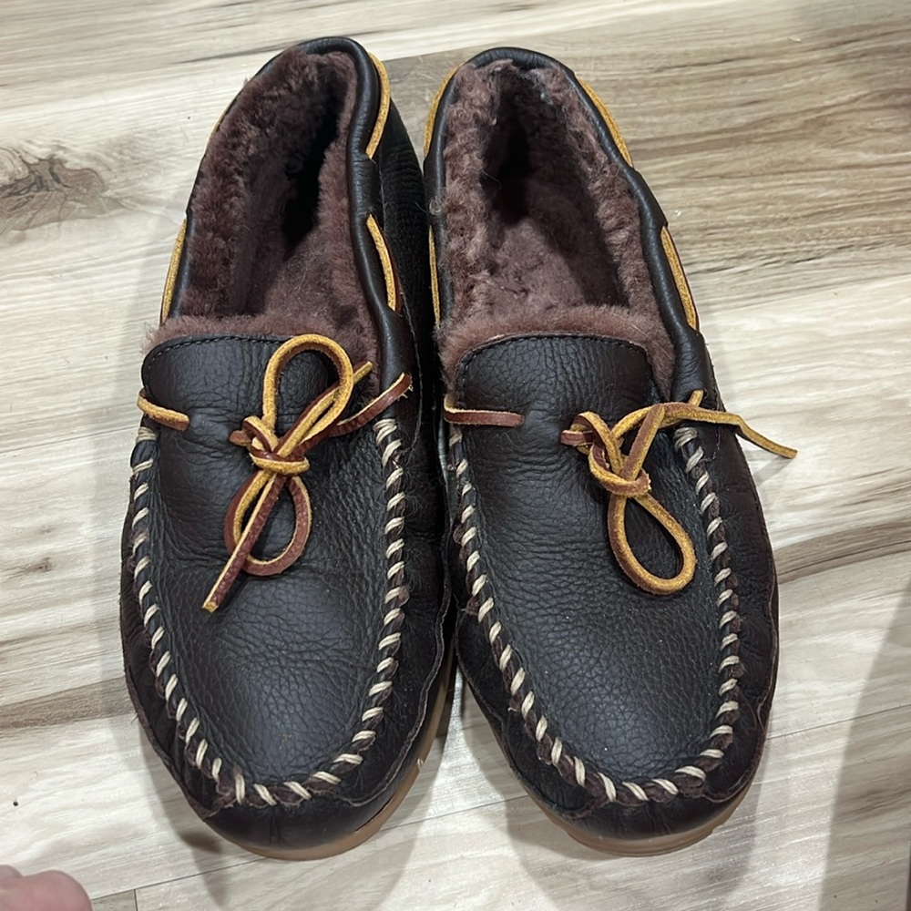 LL Bean Fur Loafers